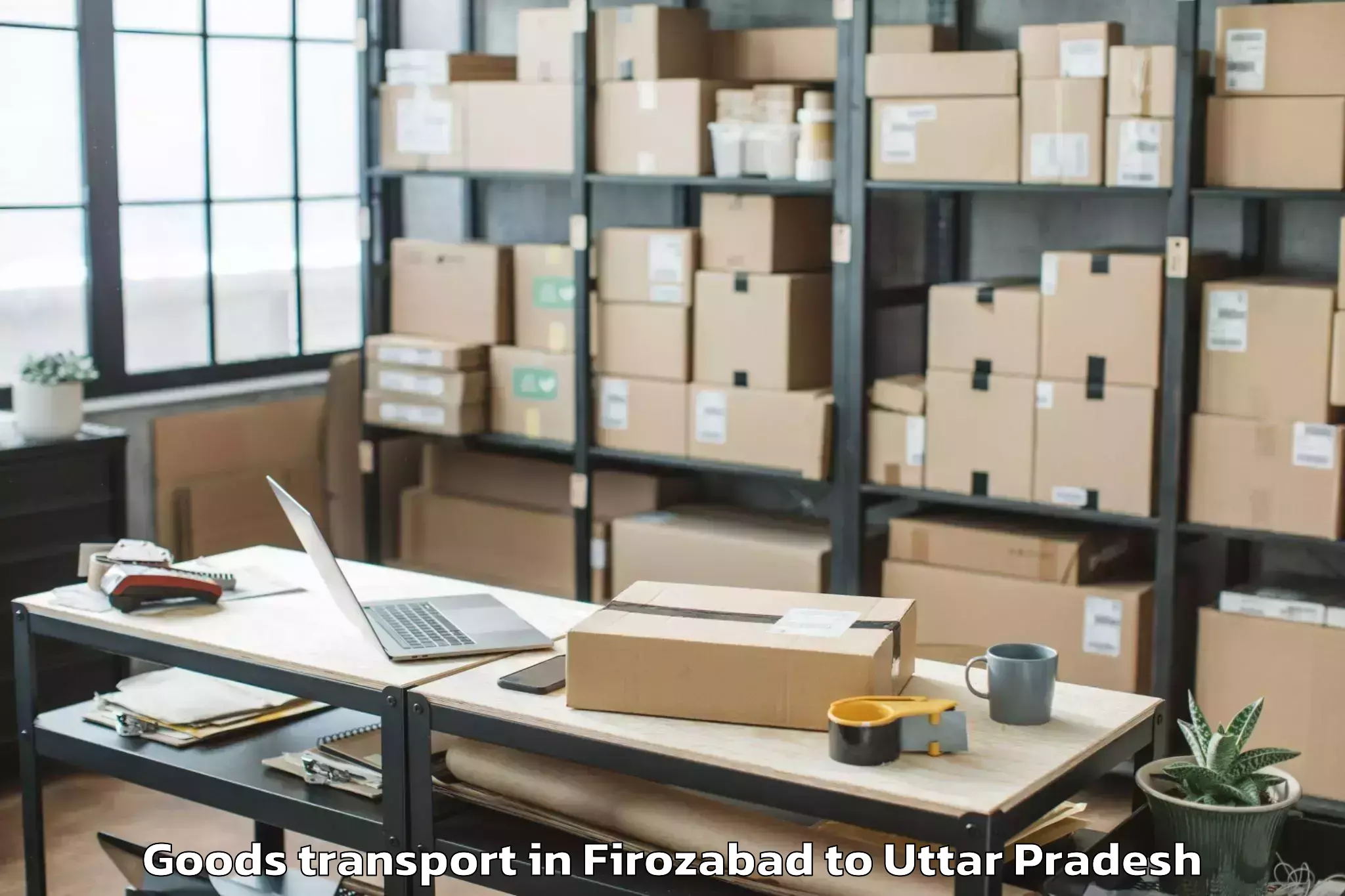 Leading Firozabad to Sikandra Rao Goods Transport Provider